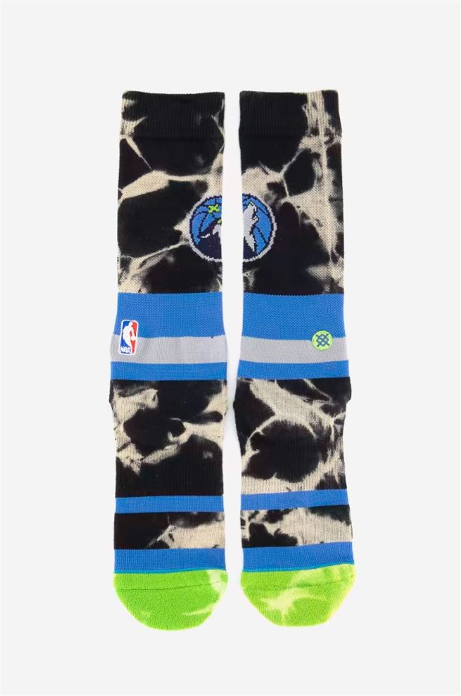Stance Erkek Basketbol Çorabı NBA Timberwolves Acid Wash Blue