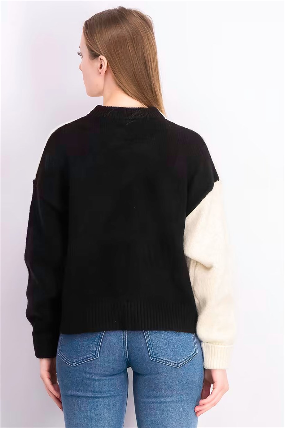 Topshop Kazak Crew Neck Bej