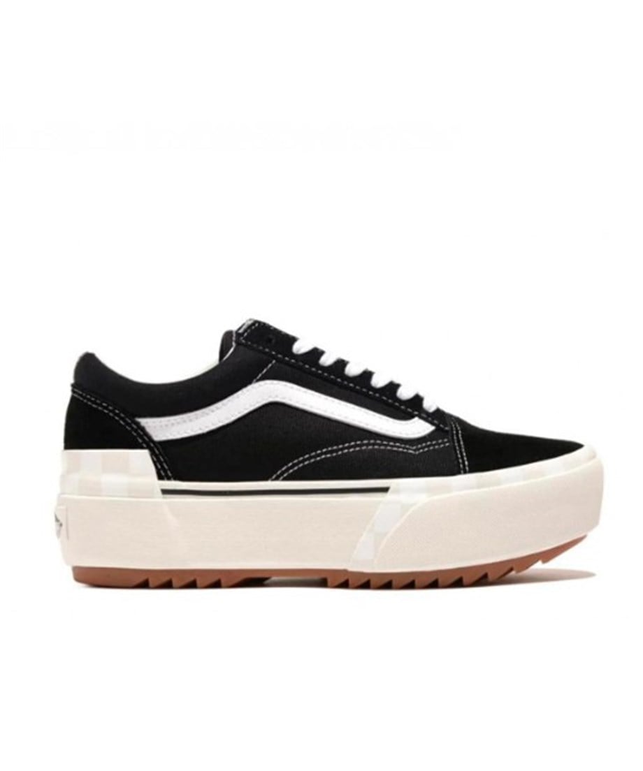 Vans Ayakkabı Old Skool Stacked Suede Canvas Black