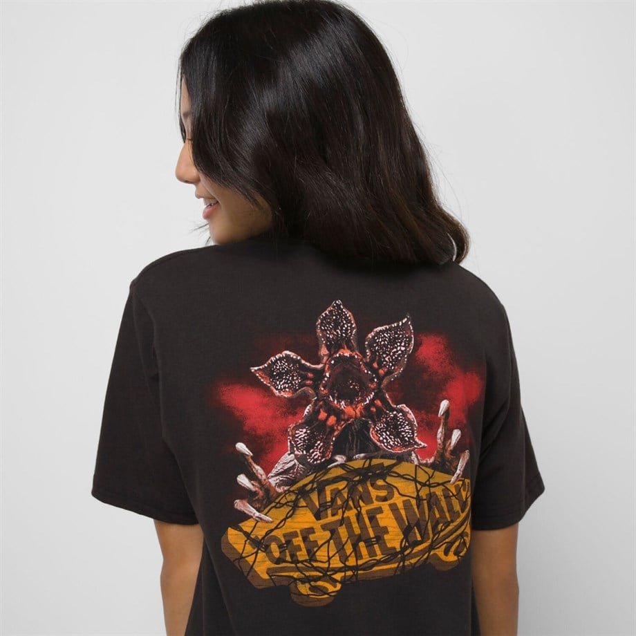 Vans X Stranger Things Çocuk Tshirt Hopper Black