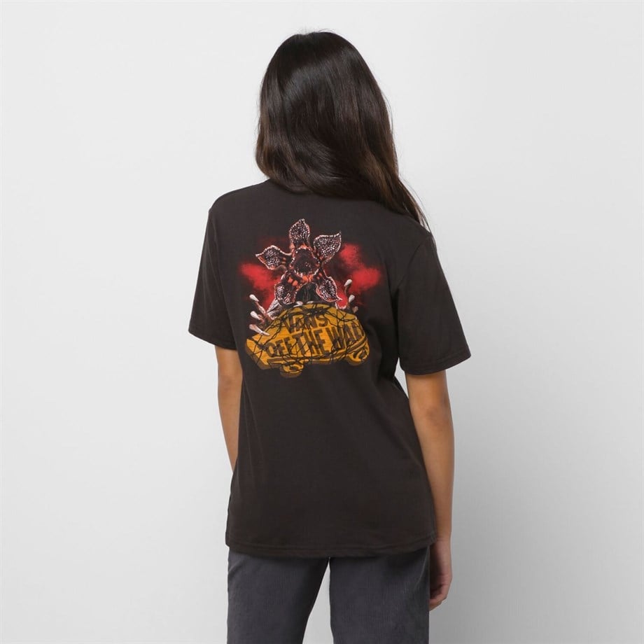 Vans X Stranger Things Çocuk Tshirt Hopper Black