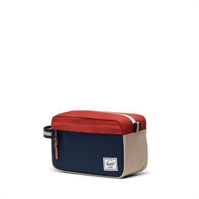 Herschel Seyahat, Makyaj, Tıraş Çantası Chapter Travel Kit Black Iris/Red Ochre/Twill