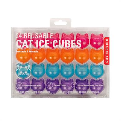 Kikkerland 24 Reusable Cat Ice Cubes-24lü Yeniden Kullanılabilir Kedi  Buz Küpü