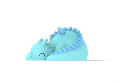 Dhink Silikon Gece Lambası Dragon Blaze Mavi