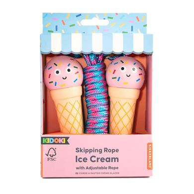 Kikkerland Kidoki Ice Cream Skipping Rope-Atlama İpi Dondurma