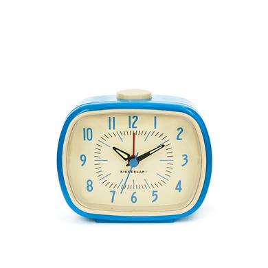 Kikkerland Blue Retro Alarm Clock-Retro Çalar Saat Mavi