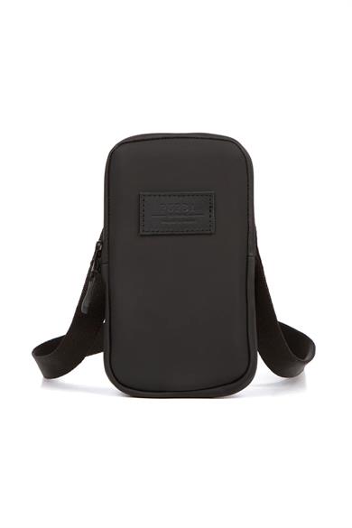 Pupba Omuz, Telefon Çantası Line X Deri Siyah/Siyah