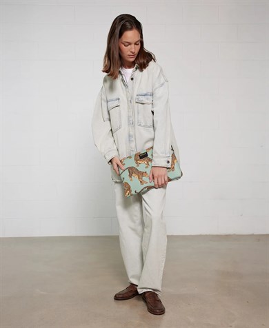 Wouf Laptop Kılıfı Daily Collection Emerald Leopard 13