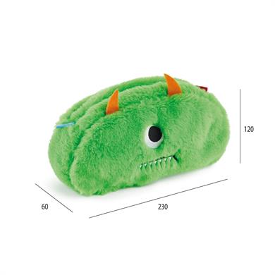 Miquelrius Back2Fun Çift Taraflı Kalem Kutusu Monster Mavi/Yeşil