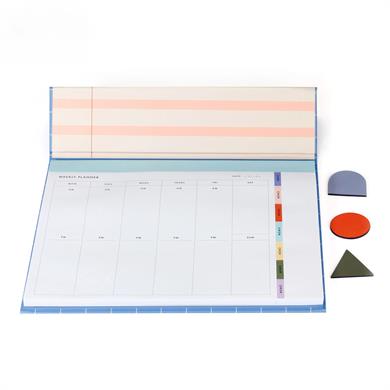 Kikkerland Inkerie Magnetic Weekly Desk Planner-Manyetik Haftalık Masa Planlayıcısı