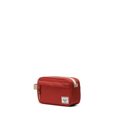 Herschel Seyahat, Makyaj, Tıraş Çantası Chapter Small Travel Kit Red Ochre/White Stitch