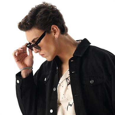 Freesbee Güneş Gözlüğü Delano Black Stripe Brown 