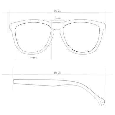 Parafina Güneş Gözlüğü Eco Rubber Travesia Black