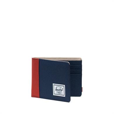 Herschel Cüzdan Roy Wallet Black Iris/Red Ochre/Twill
