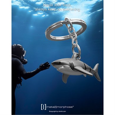 Metalmorphose Moving Shark Anahtarlık