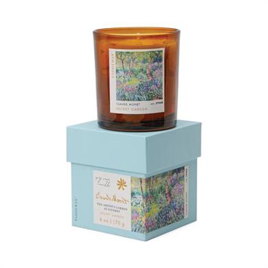 Paddywax Kokulu Cam Mum Claude Monet Secret Garden