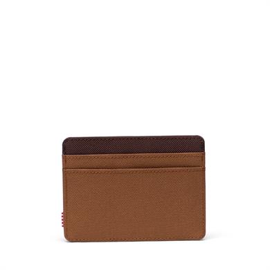 Herschel Kartlık Charlie Cardholder Rubber/Chicory Coffee