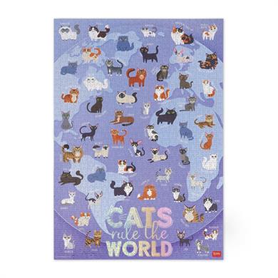 Legami 1000 Parça Puzzle Cats Rule The World