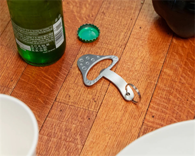 Kikkerland Mushroom Keychain Bottle Opener-Şişe Açacağı Anahtarlık Mantar