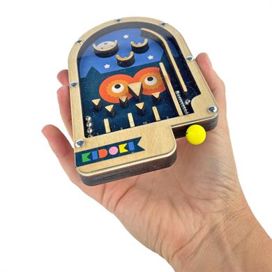 Kikkerland Kidoki Wooden Pinball-Mini Oyun