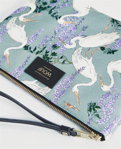 Wouf Clutch, El Çantası XLarge Pouch Daily Heron