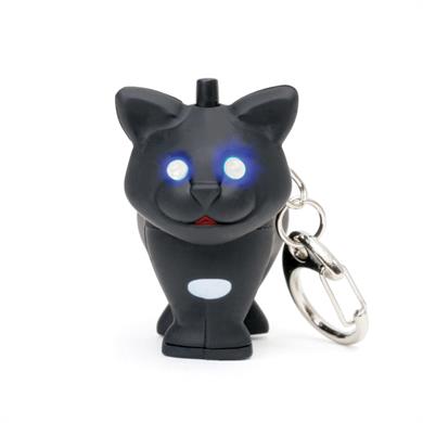 Kikkerland Cat LED & Sound Keychain Kedi Ledli ve Sesli Anahtarlık