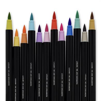 Legami Keçeli Kalem Seti Brush Marker Pastel