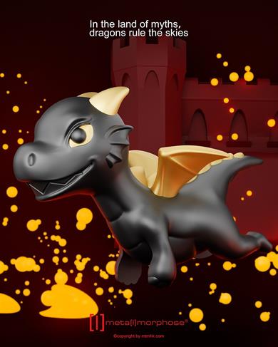 Metalmorphose Anahtarlık Dragon