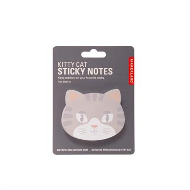 Kikkerland Kitty Cat Sticky Notes-Yapışkanlı Not Kağıdı Kedi