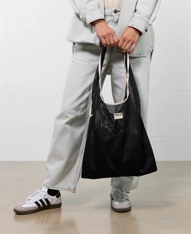 Wouf Omuz Çantası Mesh Collection Tshirt Bag Onyx