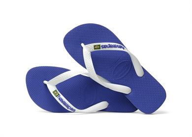 Havaianas Çocuk Parmakarası Terlik Brasil Logo Marine Blue