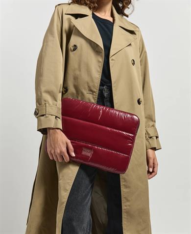 Wouf Laptop Kılıfı Quilted Burgundy Glossy 13