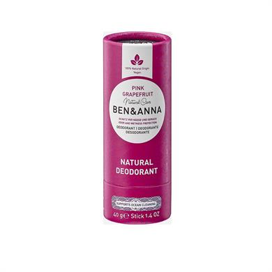 Ben&Anna Natural Deodorant Papertube Pink Grapefruit 40 gr.