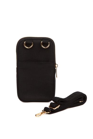 Pupba Omuz, Telefon Çantası Line Siyah/Altın
