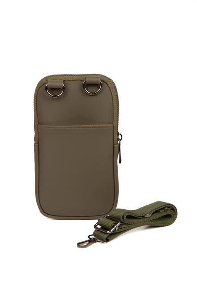 Pupba Omuz, Telefon Çantası Line X Deri Haki