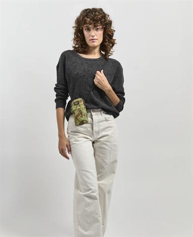 Wouf Telefon Çantası Crossbody Phone Bag Daily Olive Leopard