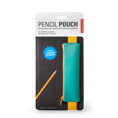 Kikkerland Pencil Pouch - Elastik Bantlı Fermuarlı Kalemlik, Kalem Kutusu