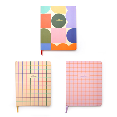 Kikkerland Inkerie Undated Daily Planner-Tarihsiz Günlük Planlayıcı