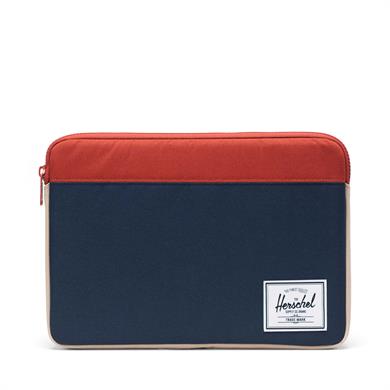 Herschel Laptop Kılıfı Anchor 14 Inch Sleeve Black Iris/Red Ochre/Twill