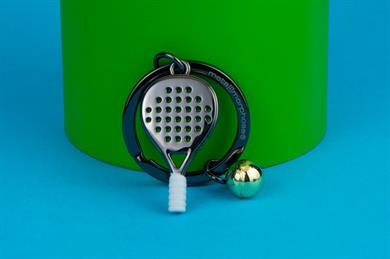 Metalmorphose Anahtarlık Padel Tenis Siyah