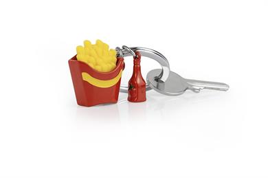 Metalmorphose Anahtarlık Patates Kızartması & Ketçap
