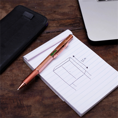 Kıkkerland Copper 3-in-1 Pen Tool-Çok İşlevli Kalem Bakır