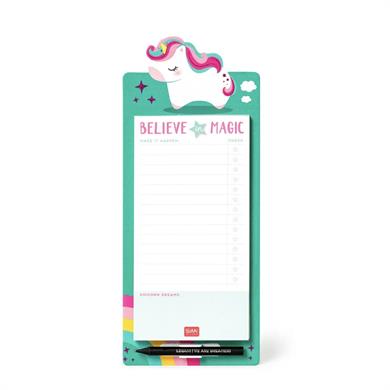 Legami Buzdolabı Magnetli Notluk Dont Forget Unicorn