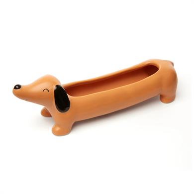 Kikkerland Daisy the Dachshund Planter Köpek Şekilli Saksı