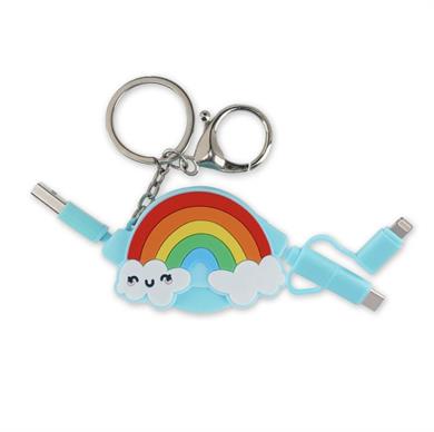 Legami Charge N Roll 3 in 1 Şarj Kablosu Rainbow