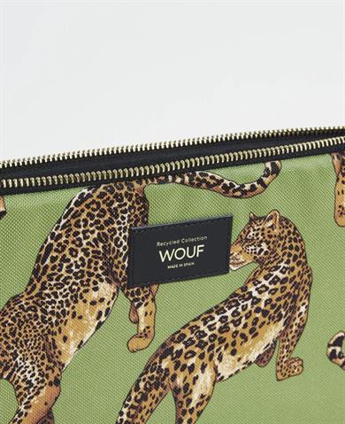 Wouf Laptop Kılıfı Daily Olive Leopard 15