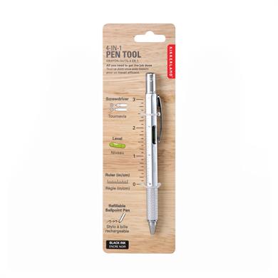 Kikkerland 4-in-1 Pen Tool-4 In 1 Pen Tool Çok İşlevli Kalem
