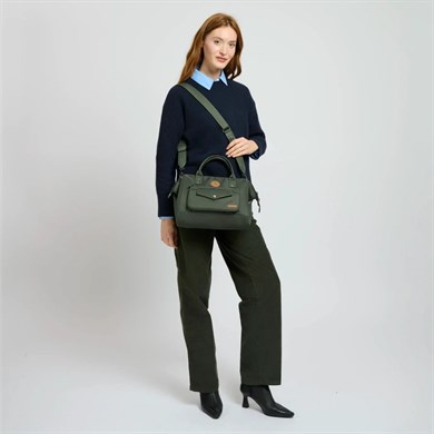 Cabaia Cross Body Bag Hobart Large Yeşil Omuz Çantası | Su İtici Günlük Çanta
