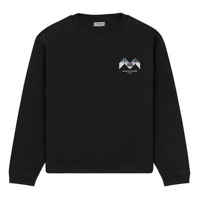 Maison Sacrée Sweatshirt Sur La Neige Siyah Baskılı