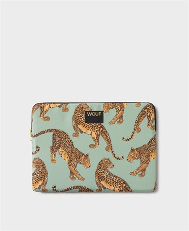 Wouf Laptop Kılıfı Daily Collection Emerald Leopard 13